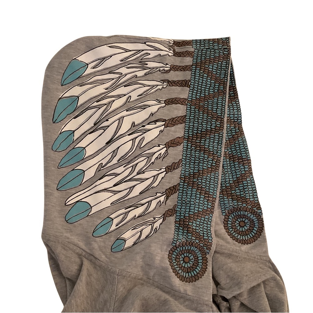 Mara Hoffman Patterned Wrap Hooded Sweatshirt - image 7